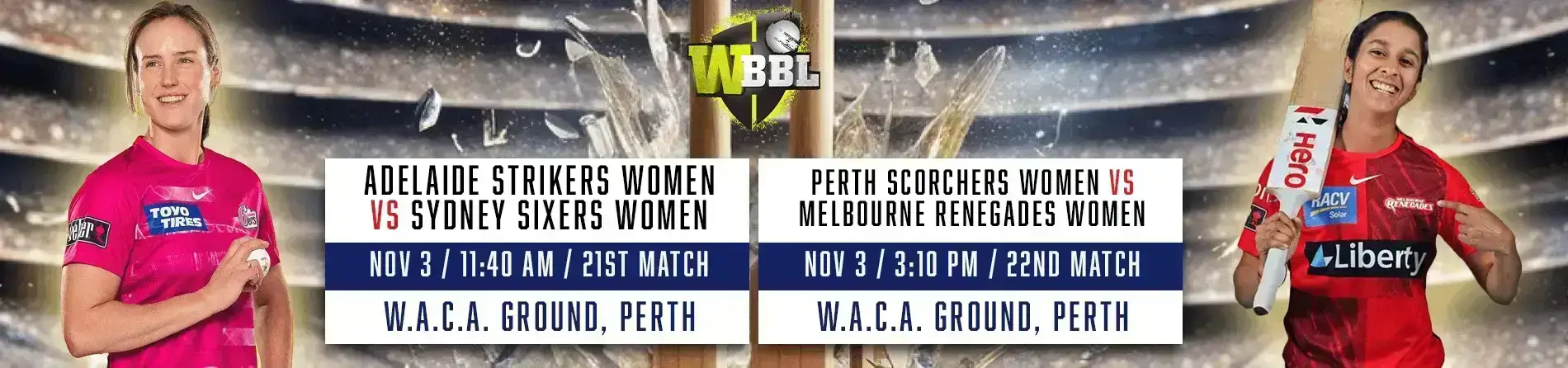 Archived cricket match banner artwork